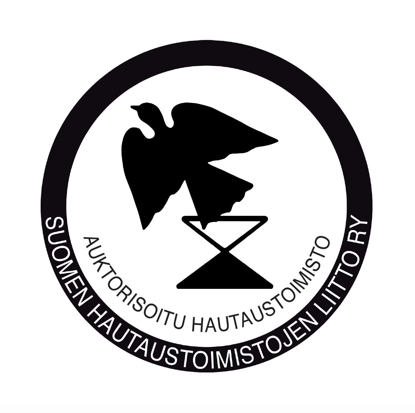 Hautaustoimistojen liiton auktorisointilogo